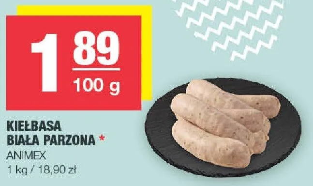 Kiełbasa biała parzona promocja w SPAR