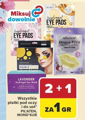 Płatki pod oczy Pil'aten promocja w Carrefour