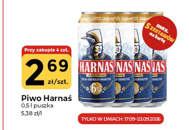 Piwo Harnaś promocja w Społem Częstochowa