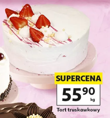 Tort truskawkowy Auchan promocja w Auchan