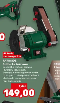 Szlifierka taśmowa Parkside promocja w Kaufland