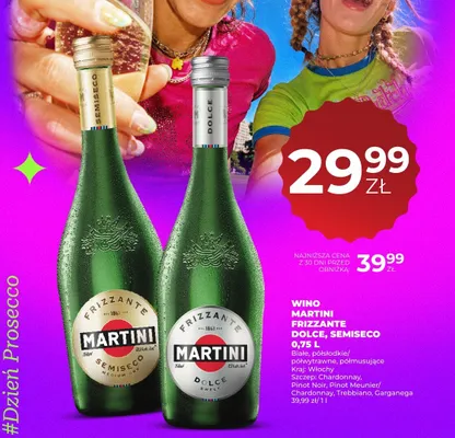 Wino Martini Frizzante Dolce promocja w Duży Ben
