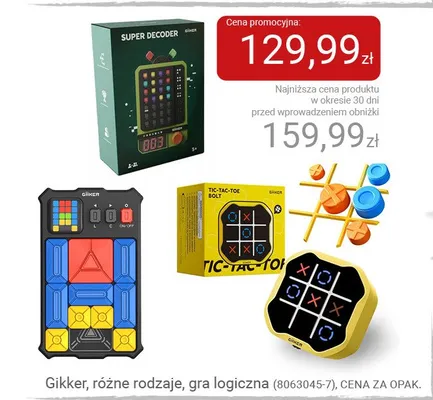 Gra logiczna Giiker promocja w Smyk