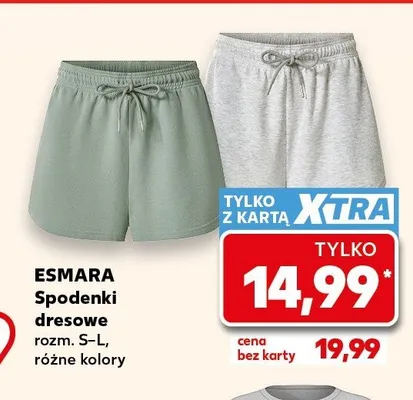 Spodenki dresowe damskie Esmara promocja w Kaufland