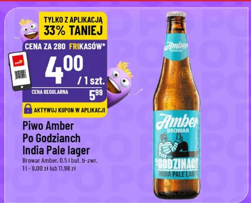 Piwo Po Godziach India Pale Lager promocja w POLOmarket