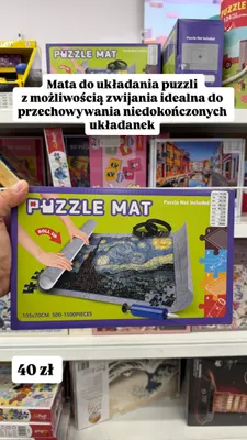 Mata do układania puzzli Puzzle Mat promocja w Pepco