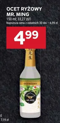 Ocet ryżowy Mr. Ming promocja w Stokrotka