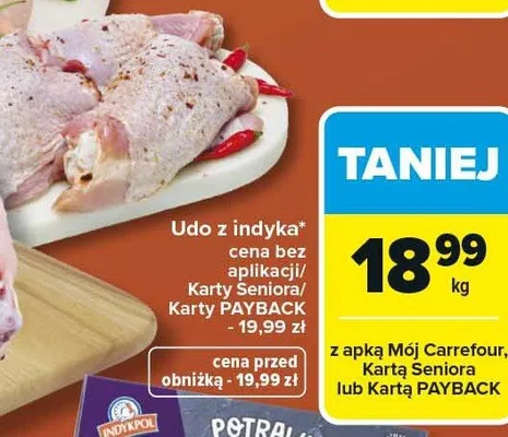 Udo z indyka  promocja w Carrefour Market