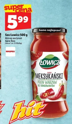 Sos Łowicz meksykański promocja w TOPAZ