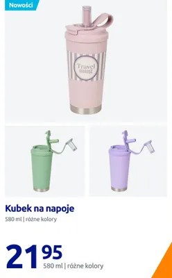 Kubek na napoje 580 ml promocja w Action