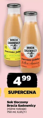Sok tłoczony Bracia Sadownicy promocja w Netto