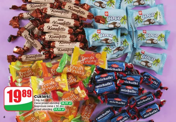 Cukierki promocja w Dino