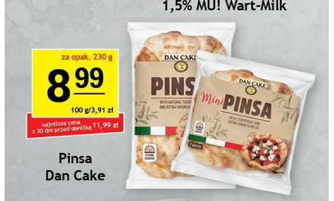 Pinsa Dan Cake promocja w Gram Market