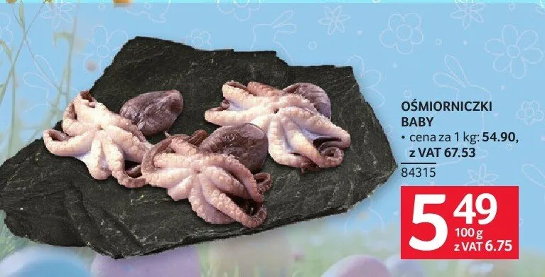 Ośmiorniczki baby promocja w Selgros