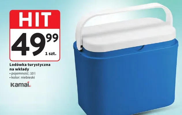 Lodówka turystyczna na wkłady Kamai. promocja w Intermarche