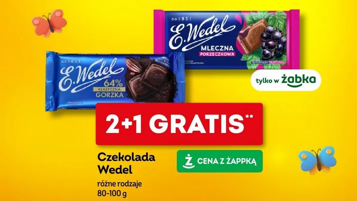 Czekolada E.Wedel gorzka klasyczna 64% promocja w Żabka