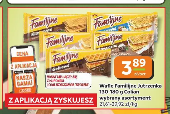 Wafle Familijne Jutrzenka promocja w Społem Częstochowa