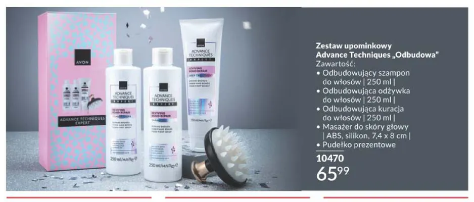 Zestaw upominkowy Advance Techniques Odbudowa Avon promocja w AVON