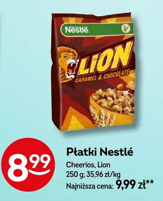 Płatki Nestlé Lion promocja w Żabka