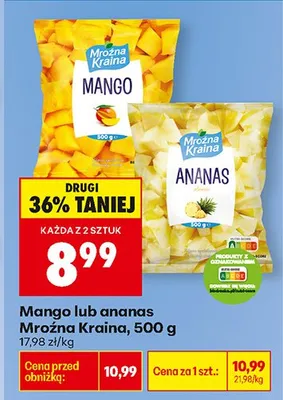 Mango mrożone promocja w Biedronka