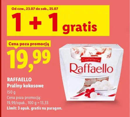 Praliny kokosowe Raffaello promocja w Lidl