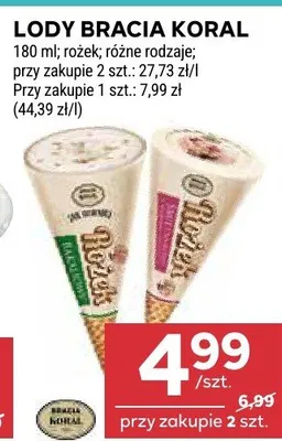 Lody bracia koral promocja w Stokrotka