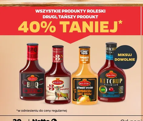Sos BBQ Roleski Original promocja w Netto