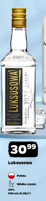 Wódka Luksusowa promocja w Netto