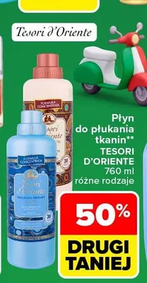Płyn do płukania tkanin Tesori d'Oriente Thalasso Therapy promocja w Carrefour Market