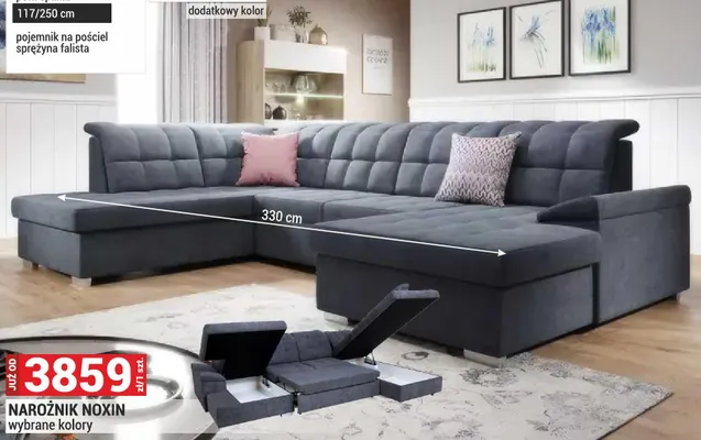 Narożnik Noxin wybrane kolory promocja w Merkury Market