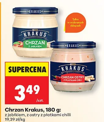 Chrzan z jabłkiem promocja w Biedronka