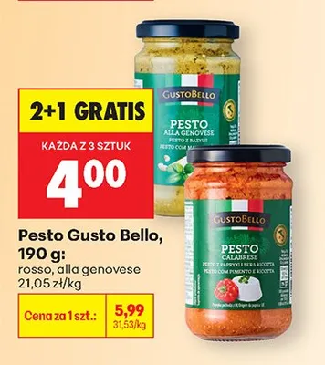 Pesto rosso promocja w Biedronka