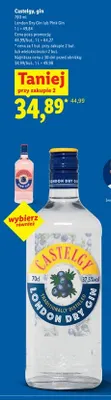 Gin Castelgy Pink promocja w Lidl