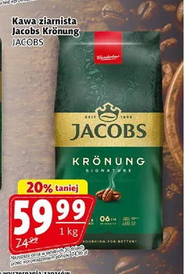 Kawa ziarnista Jacobs Krönung promocja w Prim Market