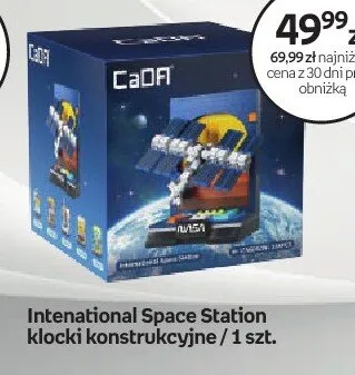 Klocki konstrukcyjne CaDA Intenational Space Station promocja w Empik