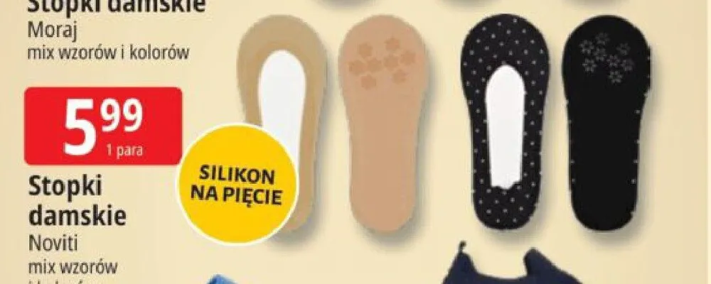 Stopki damskie Noviti promocja w Leclerc