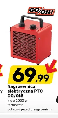 Nagrzewnica elektryczna Ptc GO/ON! promocja w Bricomarche