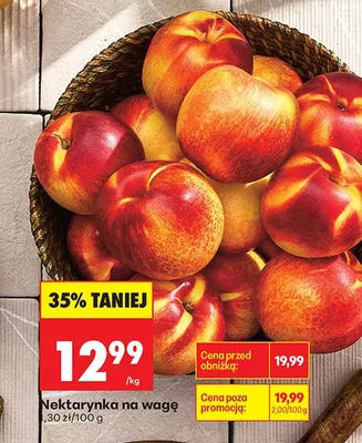 Nektarynka promocja w Biedronka