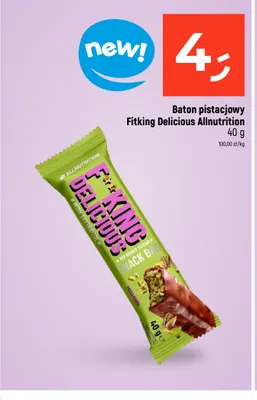 Baton pistacjowy Fitking Delicious Allnutrition promocja w Dealz