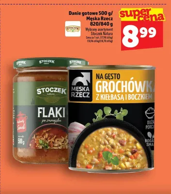 Grochówka z kiełbasą i boczkiem Męska Rzecz promocja w TOPAZ