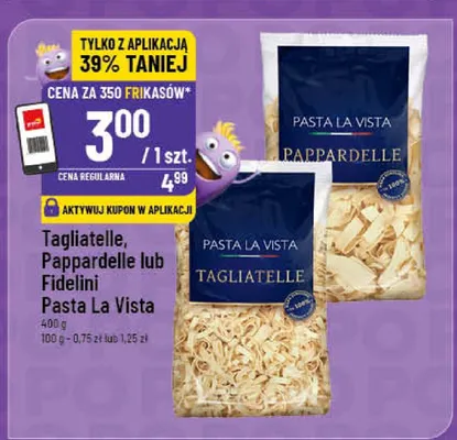 Makaron Fidelini Pasta La Vista promocja w POLOmarket