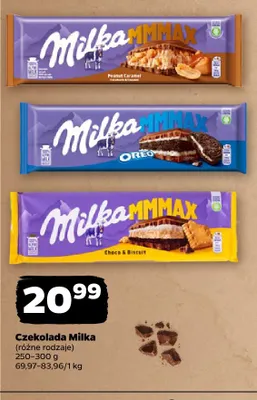Czekolada Milka MMMAX Choco & Biscuit promocja w Netto