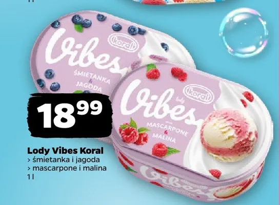 Lody Vibes Koral promocja w Netto
