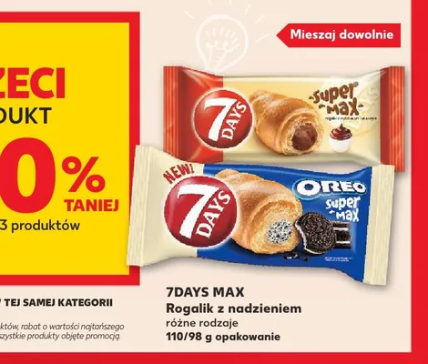Rogalik z nadzieniem 7Days Max promocja w Kaufland