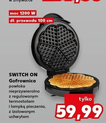 Gofrownica Switch On promocja w Kaufland