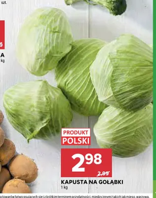 Kapusta na gołąbki promocja w Stokrotka