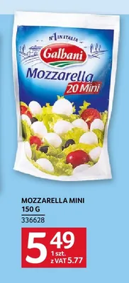 Ser mozzarella mini Galbani promocja w Selgros