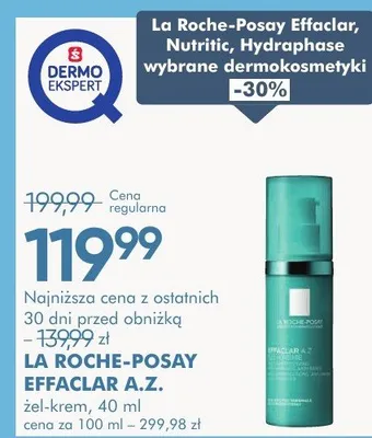 Płyn do demakijażu La Roche-Posay Effaclar A.Z. promocja w Super-Pharm