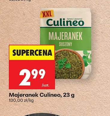 Majeranek suszony Culineo promocja w Biedronka