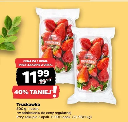 Truskawka promocja w Netto
